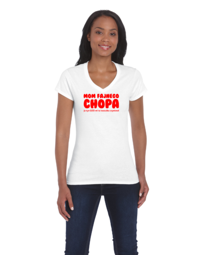 Mom fajnego Chopa-lady-red