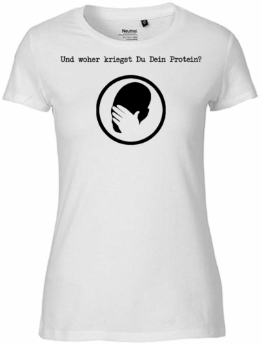 Und woher kriegst Du Dein Protein-tshirt
